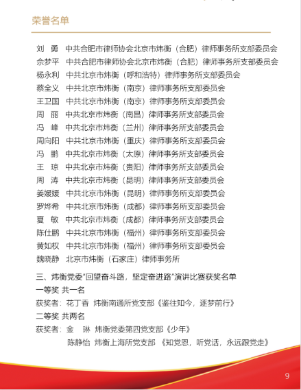 “走红色之路，建百年大所”——炜衡第四届总分所全国党建工作会议在福州分所隆重召开