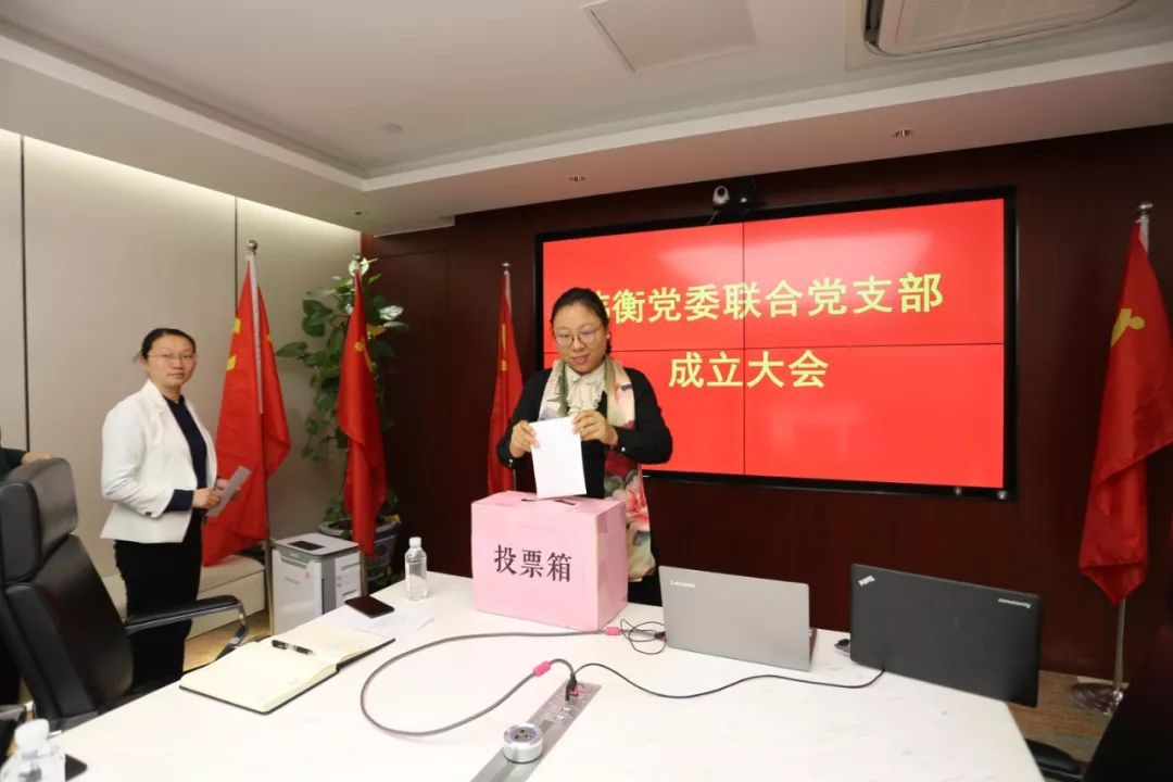 炜衡党委召开联合党支部成立大会 炜衡党委召开联合党支部成立大会