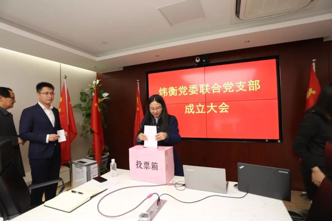 炜衡党委召开联合党支部成立大会 炜衡党委召开联合党支部成立大会
