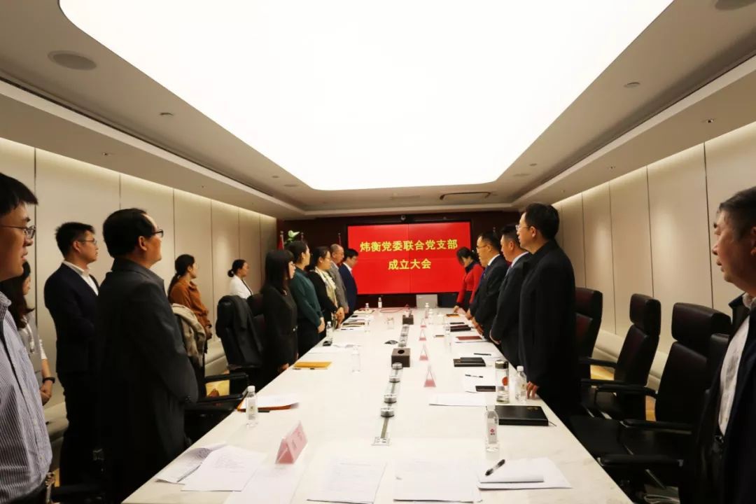 炜衡党委召开联合党支部成立大会 炜衡党委召开联合党支部成立大会