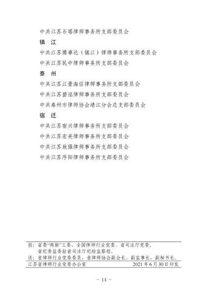 炜衡南通所郭艳妮律师荣获“江苏省律师行业优秀党员律师”称号