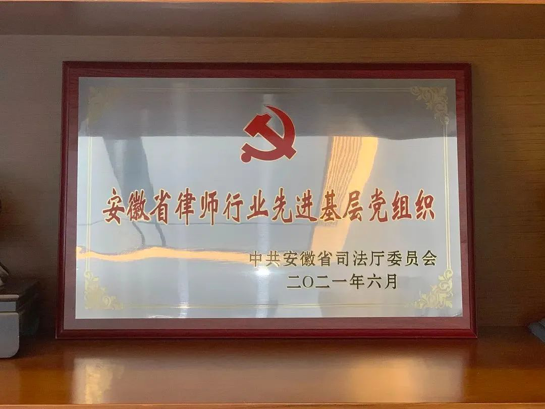 北京市炜衡（合肥）律师事务所党支部获省司法厅党委表彰