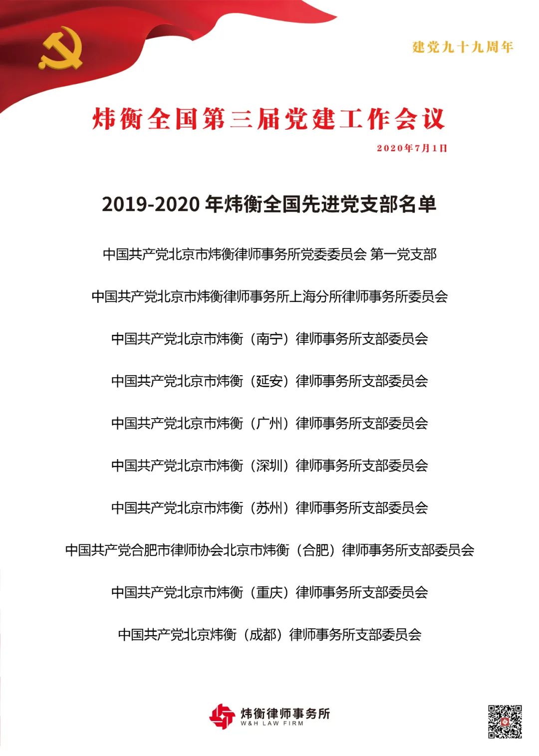 炜衡第三届全国党建工作会议成功召开