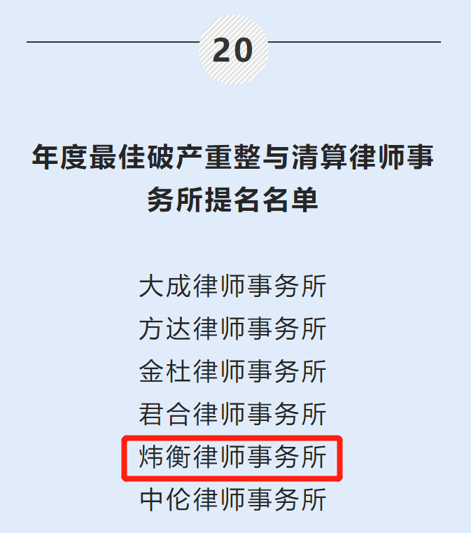 北京市炜衡律师事务所及高级合伙人尹正友律师再次荣登2021年度LEGALBAND中国顶级律所排行榜及中国顶级律师排行榜